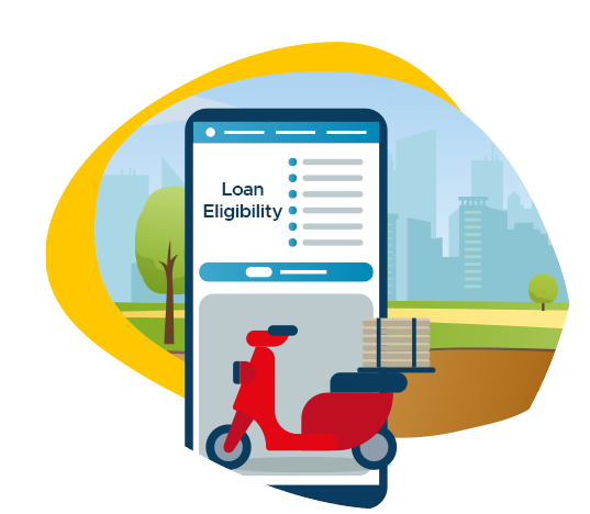 two wheeler emi Loan Eligibility
