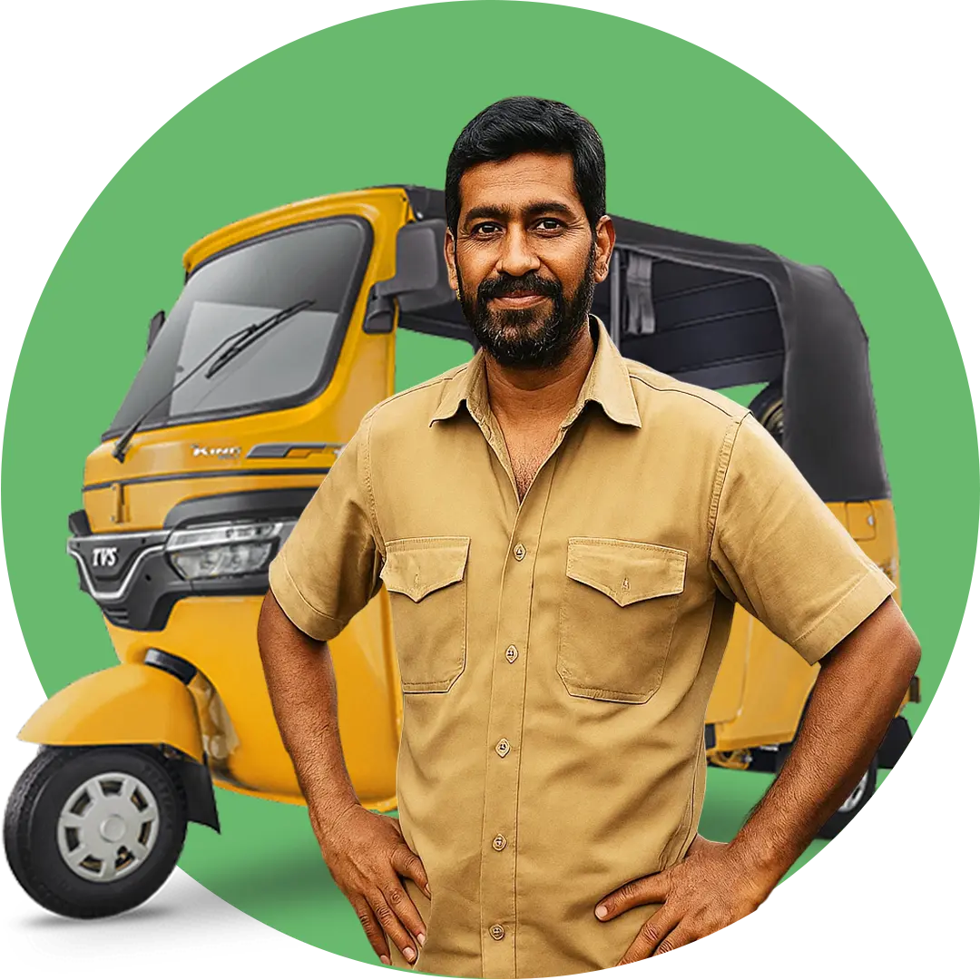 three wheeler loan on emi